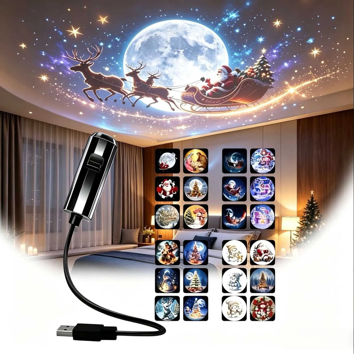 Christmas LED Projector